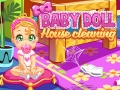 Cluiche Baby Doll House Cleaning