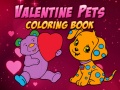 Cluiche Valentine Pets Coloring Book