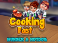 Cluiche Cooking Fast: Burger & Hotdog