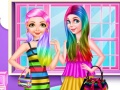 Cluiche Princess Rainbow Look
