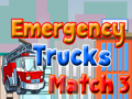 Cluiche Emergency Trucks Match 3
