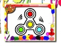 Cluiche Fidget Spinner Coloring Book