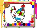 Cluiche Chicken Coloring Book