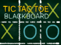 Cluiche Tic Tac Toe Blackboard