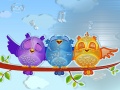 Cluiche Fancy Birds Puzzle