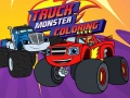 Cluiche Truck Monster Coloring