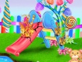Cluiche Candy Garden Cleaning