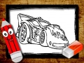 Cluiche Back To School Car Coloring Book