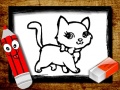 Cluiche Back to School: Animals Coloring Book