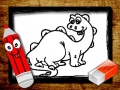 Cluiche Back To School: Dinosaur Coloring Book