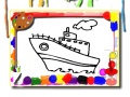 Cluiche Back To School: Cartoon Coloring Time