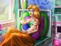 Cluiche Sleepy Princess Twins Birth