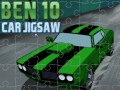 Cluiche Ben 10 Car Jigsaw 