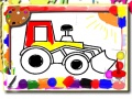 Cluiche Back to School: Kids Car Coloring