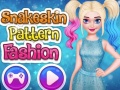 Cluiche Snakeskin Pattern Fashion