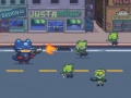 Cluiche Cat Gunner vs Zombies