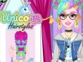 Cluiche Unicorn Hairstyles