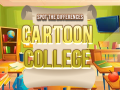 Cluiche Spot the Differences Cartoon College