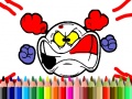 Cluiche Back To School: Emoji Coloring