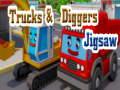 Cluiche Trucks & Digger Jigsaw 