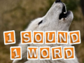 Cluiche 1 Sound 1 Word