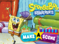 Cluiche Spongebob squarepants make a scene