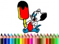 Cluiche Back To School: Mouse Coloring