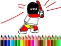 Cluiche Back To School: Hero Coloring Book