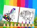 Cluiche Funny Animals Coloring Book