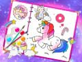 Cluiche Fabulous Cute Unicorn Coloring Book