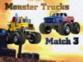 Cluiche Monsters Trucks Match 3