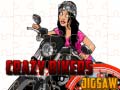 Cluiche Crazy Bikers Jigsaw