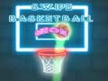 Cluiche Swipe Basketball Neon