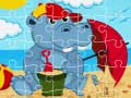 Cluiche Hippo Jigsaw