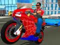 Cluiche Hero Stunt Spider Bike Simulator 3d