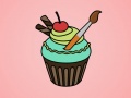 Cluiche Yummy Cupcake Coloring