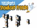 Cluiche Yetisports Snowboard Freeride