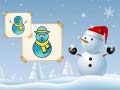 Cluiche Happy Snowman Coloring