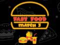 Cluiche Fast Food Match 3