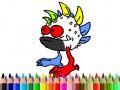 Cluiche Back To School: Halloween Coloring Book
