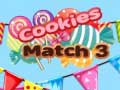 Cluiche Cookies Match 3