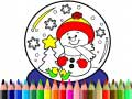 Cluiche Back To School: Christmas Coloring Book