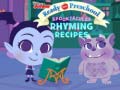 Cluiche Spooktacular Rhyming Recipes
