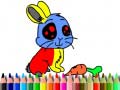 Cluiche Back To School: Rabbit Coloring Book