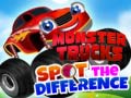Cluiche Monster Trucks Spot the Difference