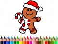 Cluiche Back To School: Christmas Cookies Coloring