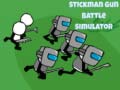 Cluiche Stickman Gun Battle Simulator