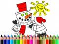 Cluiche Back To School: Winter Time Coloring