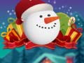 Cluiche Flappy Snowball Xmas