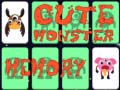 Cluiche Cute Monster Memory